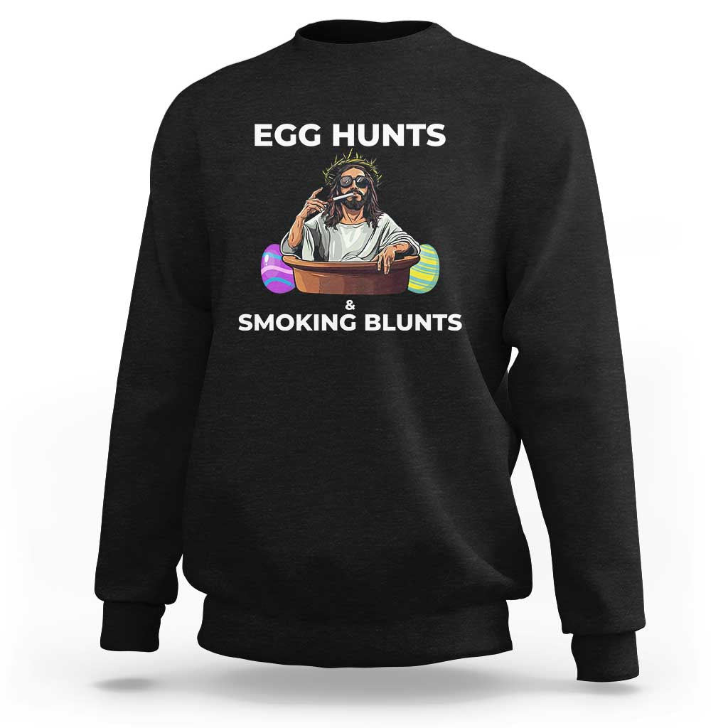 Happy 420 Easter Sweatshirt Blunt Stoner