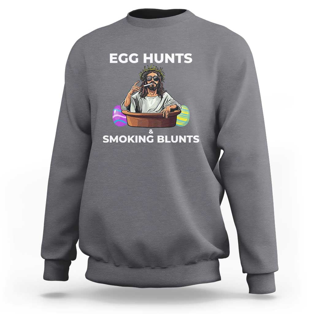 Happy 420 Easter Sweatshirt Blunt Stoner