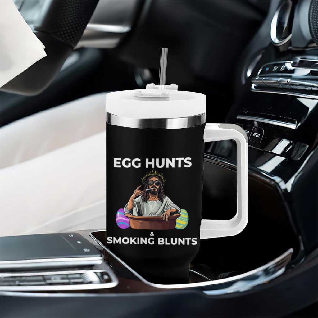 Happy 420 Easter Tumbler With Handle Blunt Stoner
