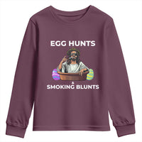 Happy 420 Easter Youth Sweatshirt Blunt Stoner