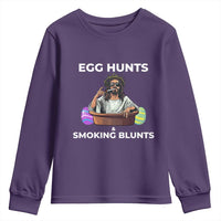 Happy 420 Easter Youth Sweatshirt Blunt Stoner