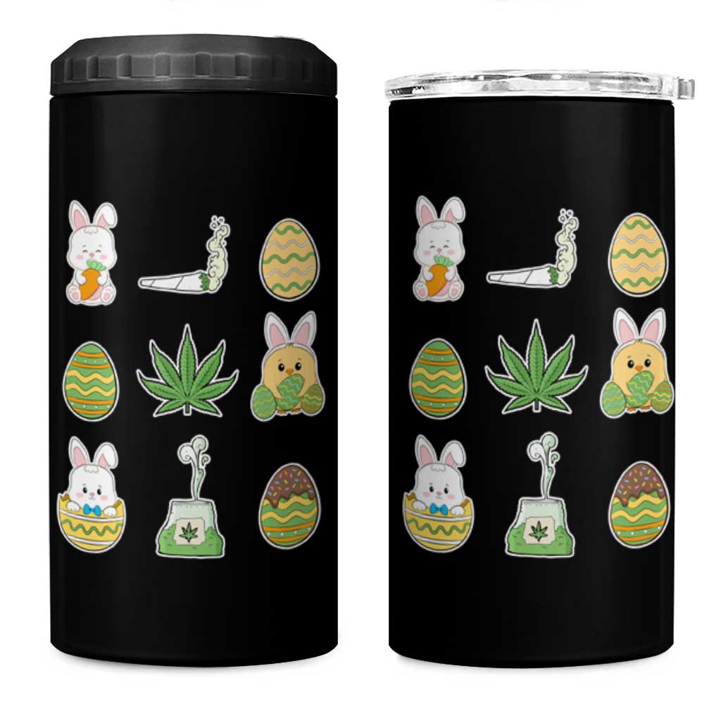 Happy 420 Easter 4 in 1 Can Cooler Tumbler