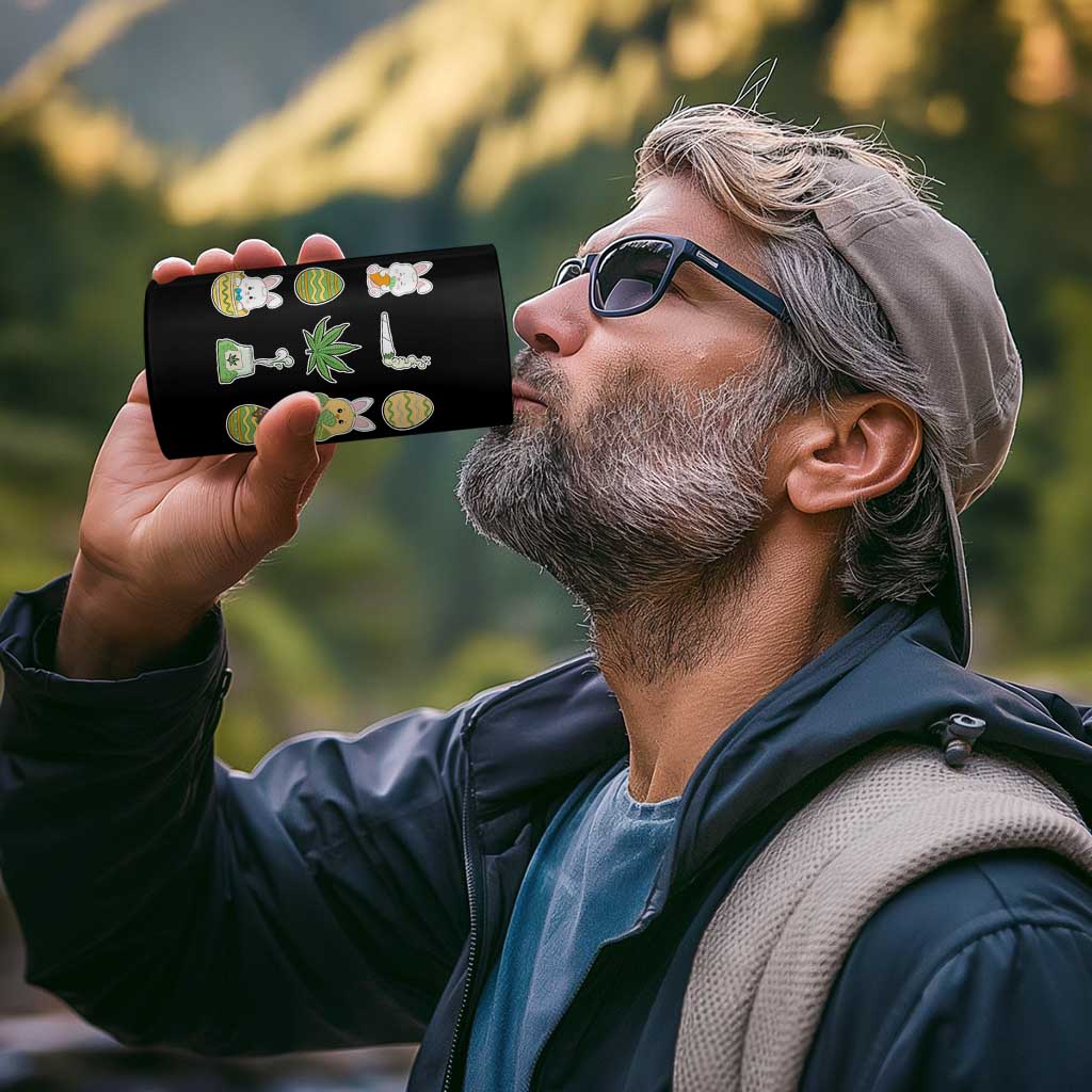 Happy 420 Easter 4 in 1 Can Cooler Tumbler