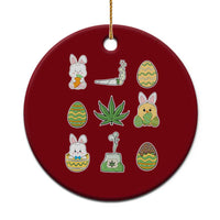 Happy 420 Easter Ceramic Ornament - Wonder Print Shop