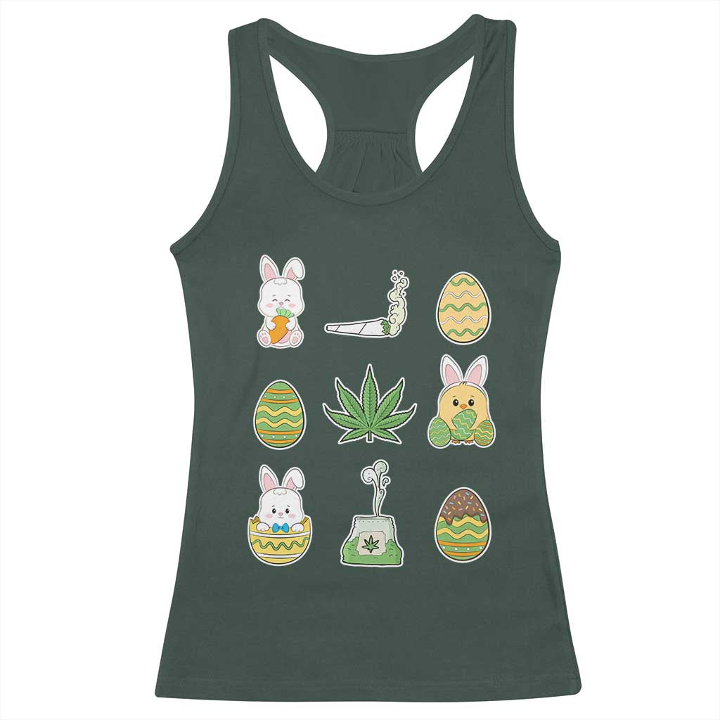 Happy 420 Easter Racerback Tank Top