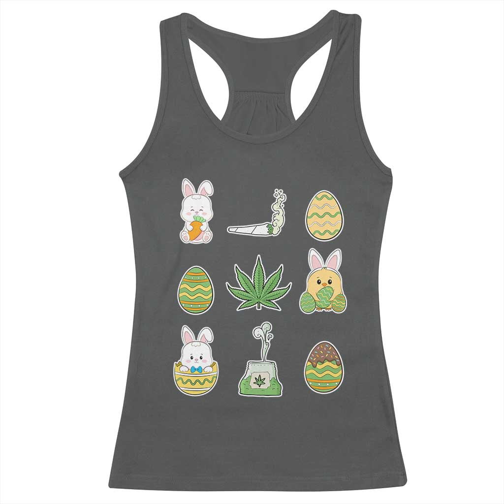 Happy 420 Easter Racerback Tank Top