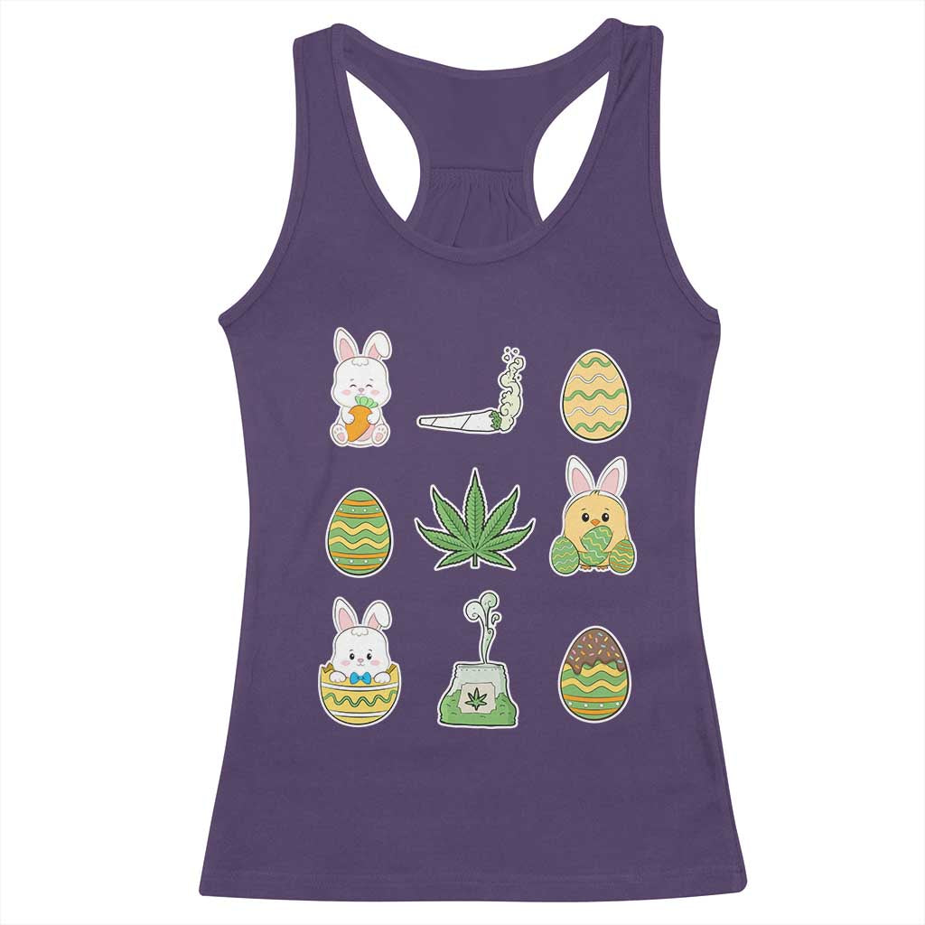 Happy 420 Easter Racerback Tank Top