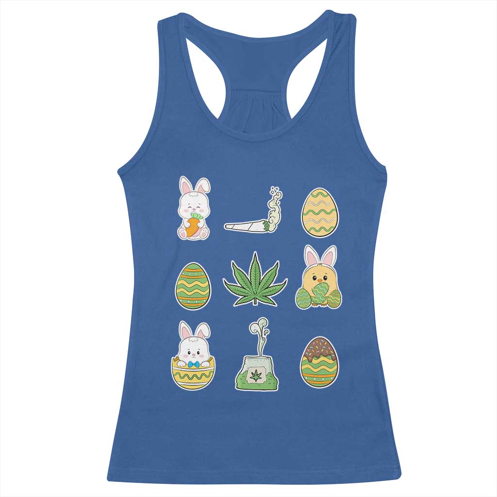 Happy 420 Easter Racerback Tank Top