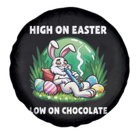 Happy 420 Easter Spare Tire Cover Funny Bunny Marijuana Cannabis Weed