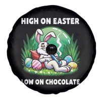 Happy 420 Easter Spare Tire Cover Funny Bunny Marijuana Cannabis Weed