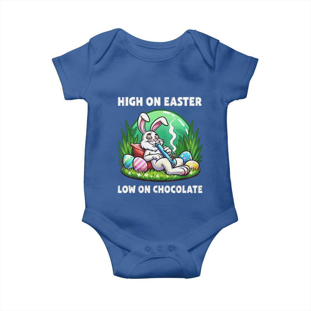 Happy 420 Easter Baby Onesie Funny Bunny Marijuana Cannabis Weed