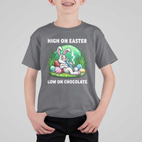 Happy 420 Easter T Shirt For Kid Funny Bunny Marijuana Cannabis Weed
