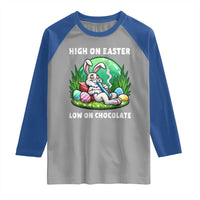 Happy 420 Easter Raglan Shirt Funny Bunny Marijuana Cannabis Weed