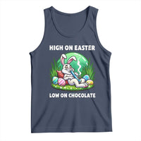 Happy 420 Easter Tank Top Funny Bunny Marijuana Cannabis Weed
