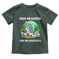Happy 420 Easter Toddler T Shirt Funny Bunny Marijuana Cannabis Weed