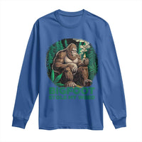 Funny Sasquatch Marijuana Long Sleeve Shirt Bigfoot Stole My Weed Vintage 420