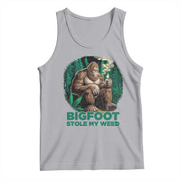 Funny Sasquatch Marijuana Tank Top Bigfoot Stole My Weed Vintage 420