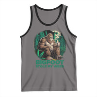 Funny Sasquatch Marijuana Tank Top Bigfoot Stole My Weed Vintage 420