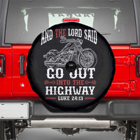 Christian Biker Spare Tire Cover Lord Said Go Out Into Highways Faith Motorcycle