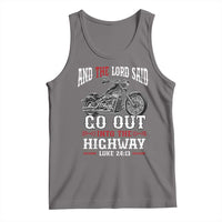 Christian Biker Tank Top Lord Said Go Out Into Highways Faith Motorcycle