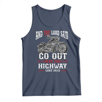 Christian Biker Tank Top Lord Said Go Out Into Highways Faith Motorcycle