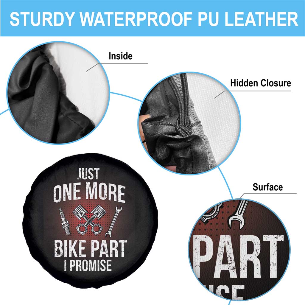 Funny Biker Spare Tire Cover One More Bike Part Motorcycle Mechanic
