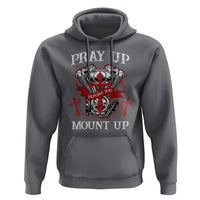 Christian Biker Hoodie Pray Up Before You Mount Up Faith