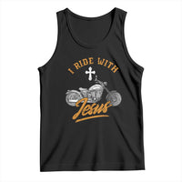 Christian Biker Tank Top I Ride With Jesus Faith Motorcycle