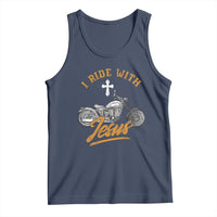 Christian Biker Tank Top I Ride With Jesus Faith Motorcycle
