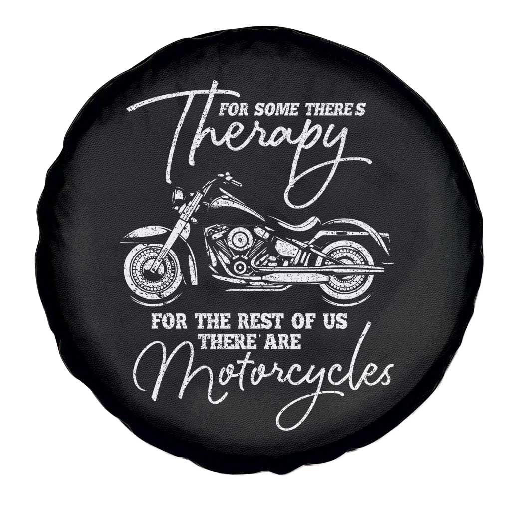 Funny Biker Therapy Spare Tire Cover For The Rest Of Us There Are Motorcycles