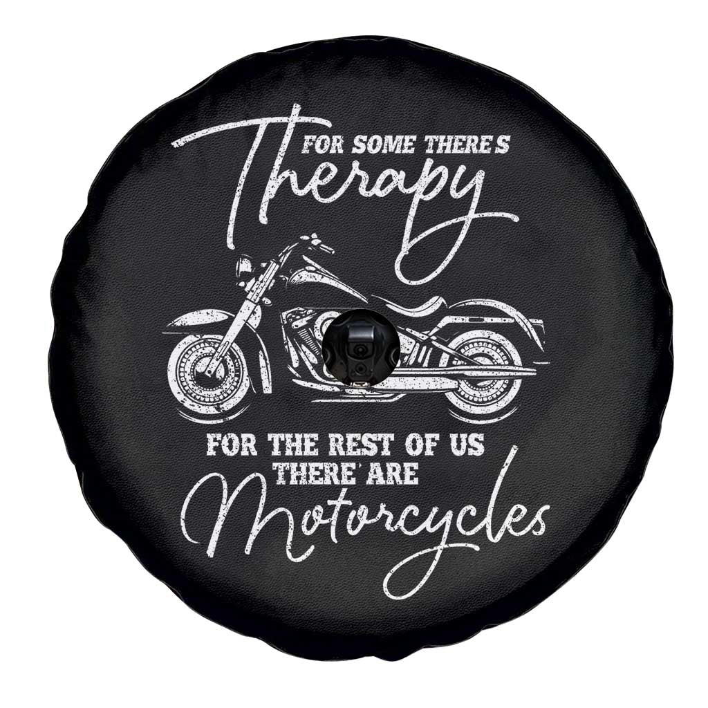 Funny Biker Therapy Spare Tire Cover For The Rest Of Us There Are Motorcycles