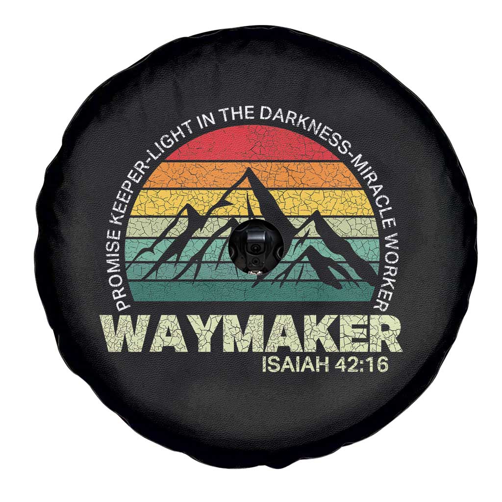 Christian Faith Spare Tire Cover Waymaker Promise Keeper Miracle Worker Retro Vintage TS02