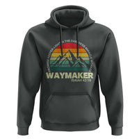 Christian Faith Hoodie Waymaker Promise Keeper Miracle Worker Retro Vintage TS02