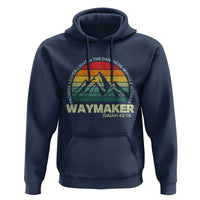 Christian Faith Hoodie Waymaker Promise Keeper Miracle Worker Retro Vintage TS02