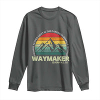 Christian Faith Long Sleeve Shirt Waymaker Promise Keeper Miracle Worker Retro Vintage TS02