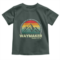 Christian Faith Toddler T Shirt Waymaker Promise Keeper Miracle Worker Retro Vintage TS02