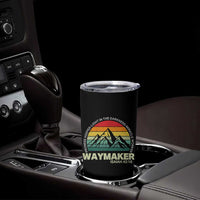 Christian Faith Tumbler Cup Waymaker Promise Keeper Miracle Worker Retro Vintage TS02