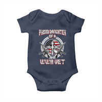 Proud Daughter Of A WWII Vet Baby Onesie World War 2 Veteran WW2