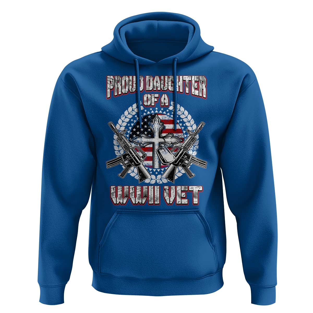 Proud Daughter Of A WWII Vet Hoodie World War 2 Veteran WW2