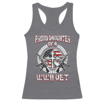 Proud Daughter Of A WWII Vet Racerback Tank Top World War 2 Veteran WW2