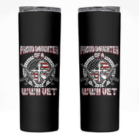 Proud Daughter Of A WWII Vet Skinny Tumbler World War 2 Veteran WW2