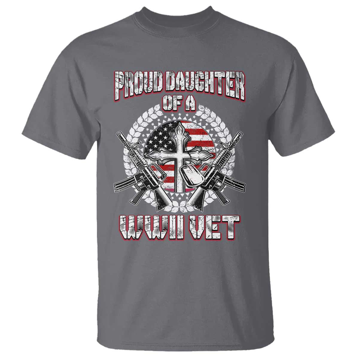 Proud Daughter Of A WWII Vet T Shirt World War 2 Veteran WW2