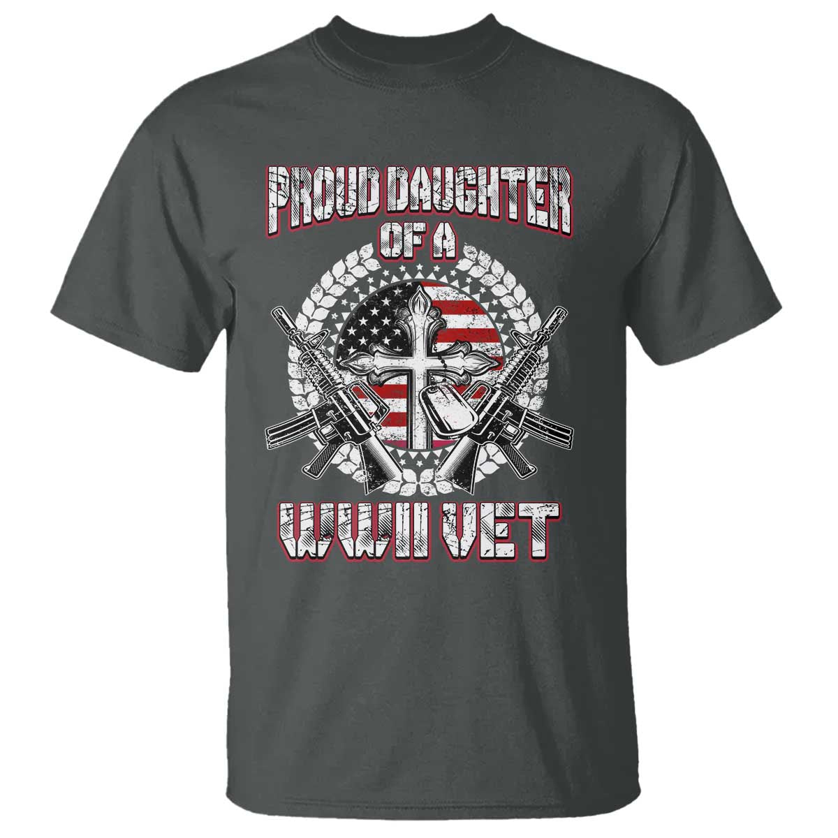 Proud Daughter Of A WWII Vet T Shirt World War 2 Veteran WW2