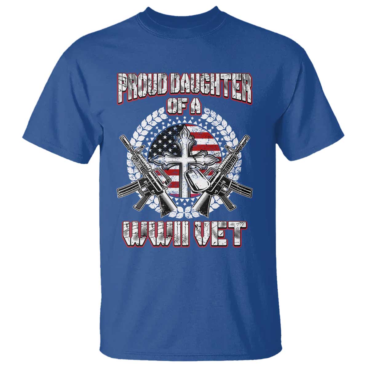Proud Daughter Of A WWII Vet T Shirt World War 2 Veteran WW2