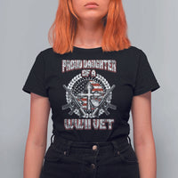 Proud Daughter Of A WWII Vet T Shirt For Women World War 2 Veteran WW2