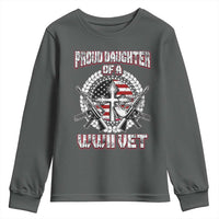 Proud Daughter Of A WWII Vet Youth Sweatshirt World War 2 Veteran WW2
