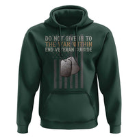 Veteran Suicide Awareness Hoodie Do Not Give In To The War Within Patriotic US Flag