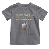 Veteran Suicide Awareness Toddler T Shirt Do Not Give In To The War Within Patriotic US Flag