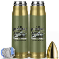 P-47 Thunderbolt WWII Airplane Bullet Tumbler American Muscle Vintage