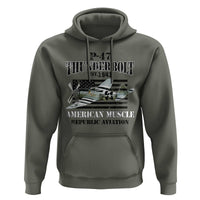 P-47 Thunderbolt WWII Airplane Hoodie American Muscle Vintage
